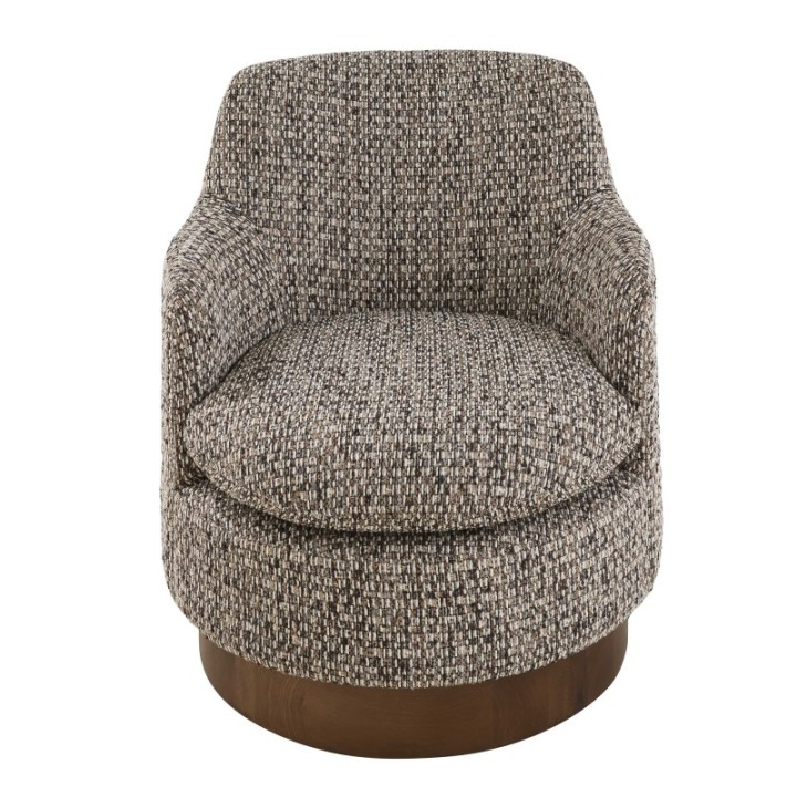 fauteuil pivotant Sinclair tweed