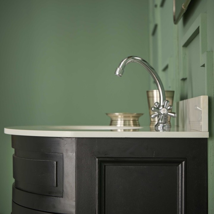 Meuble lavabo mini Hausmann noir