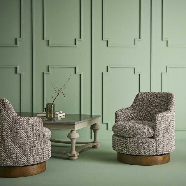 fauteuil pivotant Sinclair tweed
