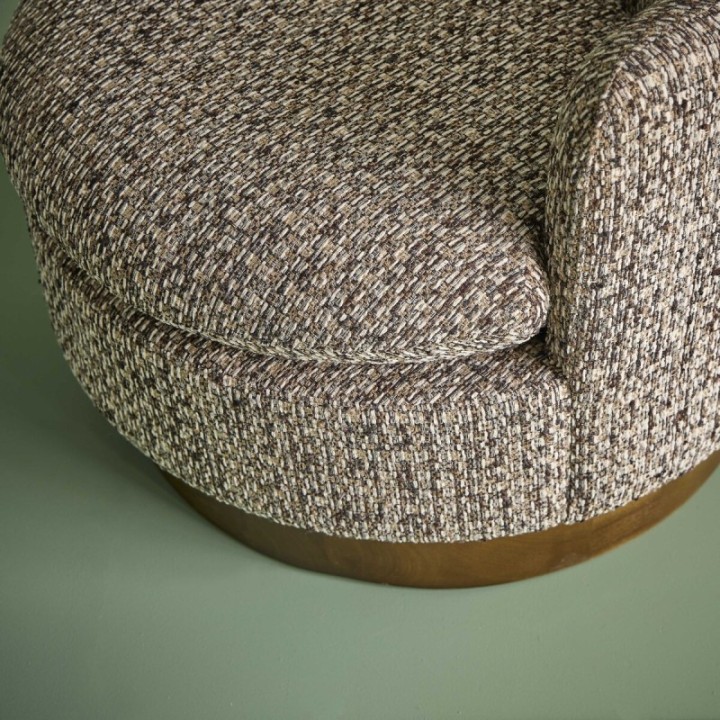 fauteuil pivotant Sinclair tweed