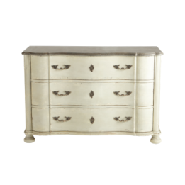 Commode en peuplier massif et pierre bleue LÉON