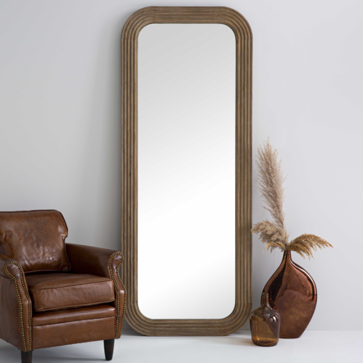 Miroir en chêne massif FINNLEY