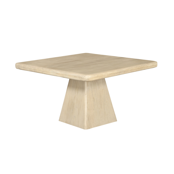 Table en acacia massif modulable en hauteur ARCHIMÈDE