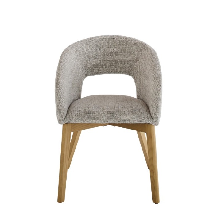 Chaise tapissée Ines - Lot de 2 pièces