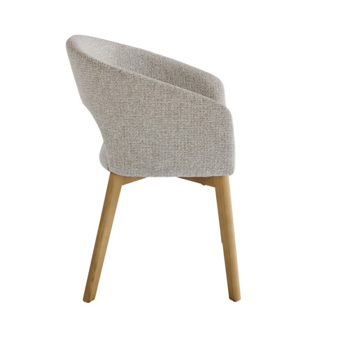 Chaise tapissée Ines - Lot de 2 pièces
