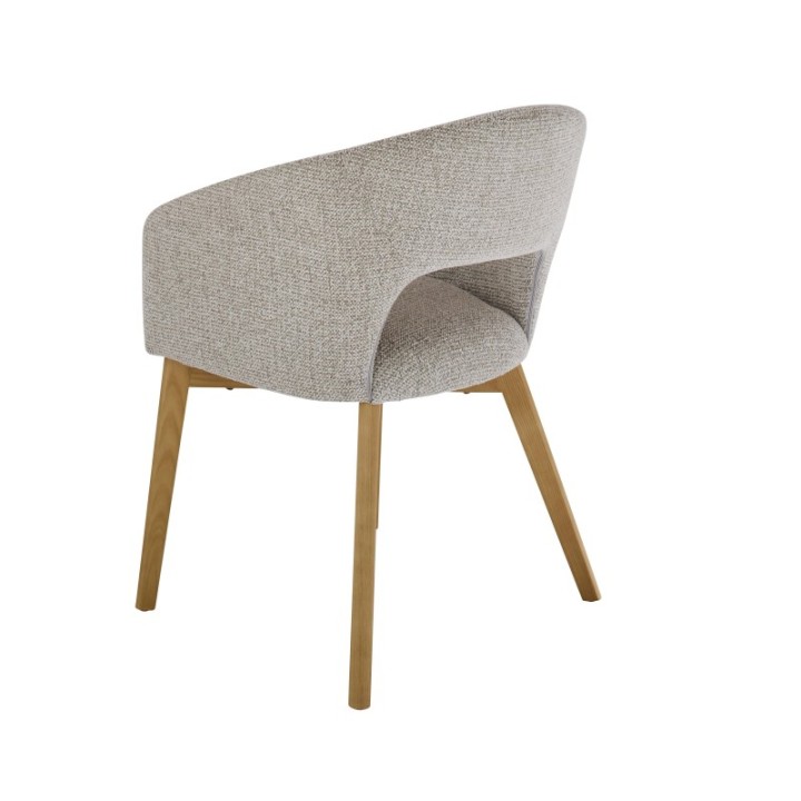 Chaise tapissée Ines - Lot de 2 pièces